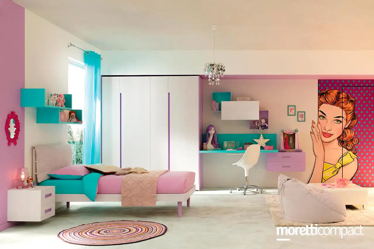 Camerette per ragazzi a Palermo - Moretti compact kc305