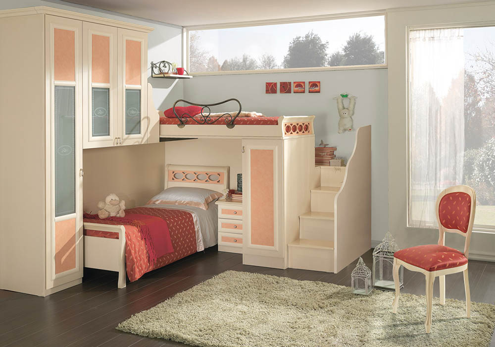 Camerette per bambini con ponte collezione gioia ITB composizione 13 - Ingromobili Villabate (Palermo)