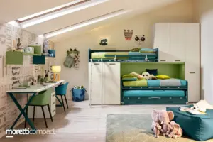 camerette kids Moretti Compact kc509 - Ingromobili Villabate